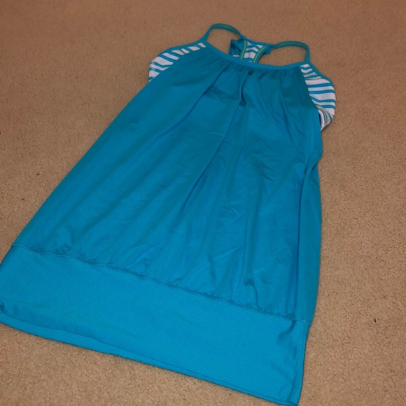 lululemon athletica Tops - lululemon tank with built in sports bra - size 6